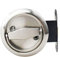 NUZAMAS Verrou de porte rond en acier inoxydable 304, pour chambre à coucher, cuisine, salle de bain, buanderie