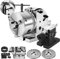 VEVOR BS-0 Cabeza Divisora de Precisión con Mandril de 3 Mordazas Contrapunto, Cabezal Divisor MT2 con Mandril de 168 mm, Cabezal Divisorio 23 kg, Altura de Centro de Indexación 100 mm con Placas