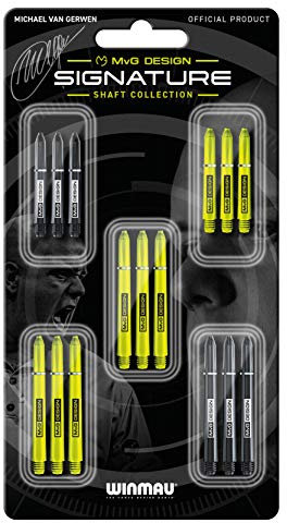 1.WINMAU MvG Michael Van Gerwen Design Signature Shaft Set Kollektion Dartschäfte