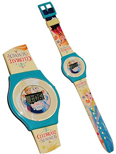 alles-meine.de GmbH Kinderuhr - 5 Funktionen - Digital - Frozen - die Eiskönigin - hochwertige Uhr mit Datumsanzeige - für Mädchen - Quarz Kinder Armbanduhr - völlig unverfro..