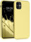 kwmobile Case Compatible with Apple iPhone 11 Case - Slim Protective TPU Silicone Phone Cover - Smooth Yellow