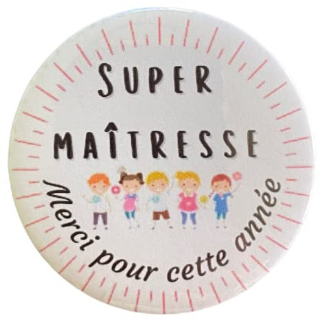 Badge broche super maîtresse