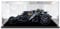 TADALU Acryl Vitrine Schaukasten, Schwarz, 50 x 30 cm, Staubdicht, Kompatibel mit 76240 Bausteine Auto Chariot Sportwagen (Ohne Bausteine), 50 x 30 x 20 cm, A,2MM