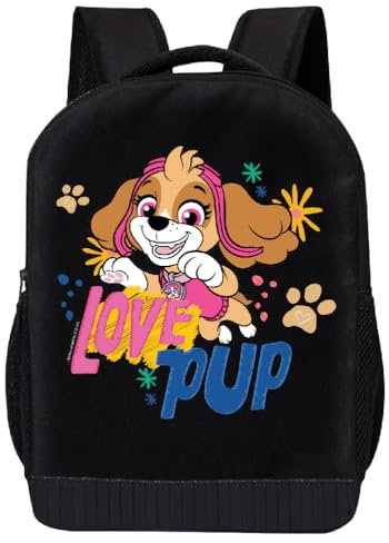 PAW PATROL Rucksack – Chase, Marshall, Rubble und Skye Jungen, Mädchen und Kleinkind Rucksack – Schultasche für Kinder, Skye, Tagesrucksäcke