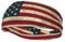 Niedliches Sport-Stirnband mit amerikanischer Flagge für Damen und Herren, USA-Flagge, Schweißband für Basketball, Fußball, Laufen, Fitnessstudio