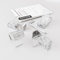 Schuette® Suprafix Plissee Klemmhalter ohne Bohren ● 4 Stück Set ● Incognito x (Transparent)