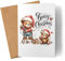 Lilavie-Design Beary Christmas Lustiges Bärenmotiv Karte Weihnachtskarte witziges Design Weihnachten