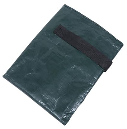 Kisangel Garten Laubsack 50l Wiederverwendbare Garten Mülltasche Tragbarer Abfallsack Für Laub Und Gartenabfälle Robust Grün