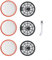 For Vax Vacuum Type 95 Filter Replacement 3 Pack of For Pre and Post Motor Filters for Clean Home