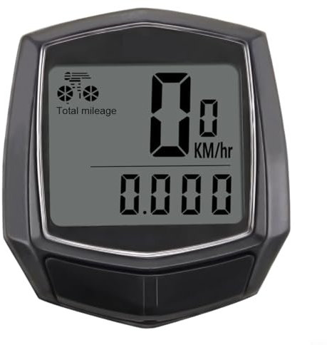 CashMuch Computer da bicicletta senza fili con display LCD multi funzione tachimetro per mountain bike bici da strada