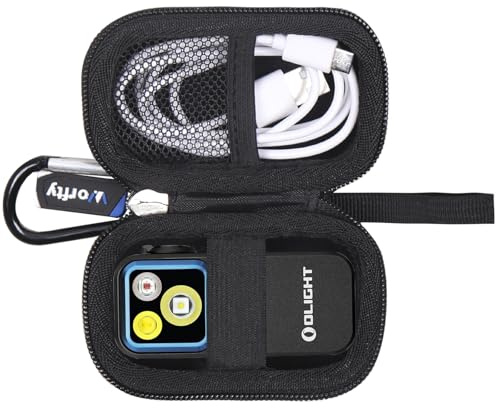 worfty Case for OLIGHT Oclip Ultra/Pro EDC Flashlight Clip-on Light (Black)