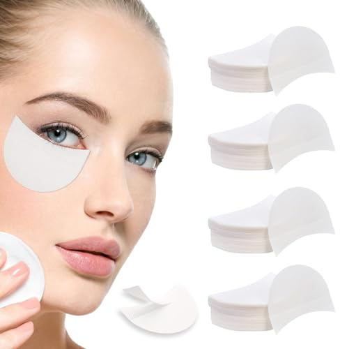 YAZWUR 200 Stück Augen Lidschatten Pads Lidschattenschild Schutz Aufkleber Patches Verhinderung Von Tönung Wimpernverlängerung Eyeliner Make-Up Rückstand