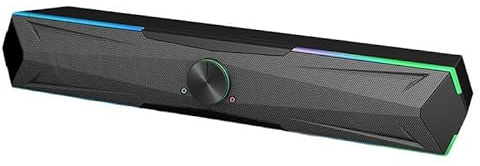 Moliuoly Enceinte surround immersive avec caisson de basses pour ordinateur portable et jeux sur PC