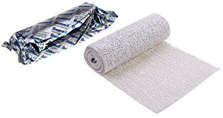 Romed Gipsbinden 24 Rollen x 2,7 m Gipsabdruck Babybauch (7,5 cm x 2,7 m)