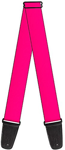 Buckle-Down GS-W31415 Gitarrengurt, Neon-Pink, 2 Wide - 29-54 Length