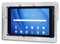 TABcare Caja de seguridad antirrobo de acrílico VESA para Samsung Galaxy Tab A 10.1 2019 SM-T510 con kit de montaje en pared (blanco, soporte para tableta)