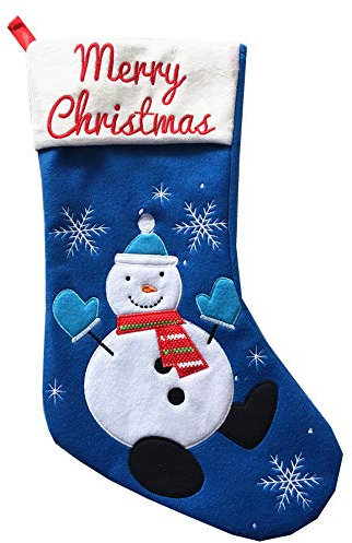 carol -1 Weihnachtsstrumpf Nikolaus Strumpf Nikolausstiefel Weihnachten Deko Christmas Stocking zum Befüllen und Aufhängen Personalisiert Stickerei Weihnachts-Strumpf Hängen Weihnachten Dekoration