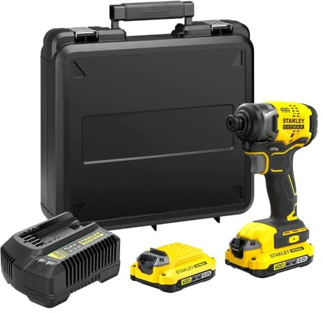 STANLEY FATMAX SFMCF810D2K-QW Avvitatore ad Impulsi, 18 V