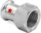 SANHA-Therm (Serie 24000) C-Stahl Pressfittinge SA, V, M-Profil Übergang mit Innengewinde (28 x 1)