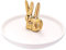 1 Stk Schmuck Tablett Schmuckschale Schmuckhalter Tablett Tierringschale Kaninchen Schmuckstück Tablett Porzellan Schmucktablett Hasenringhalter Armschlinge Ohrringe Anschauen