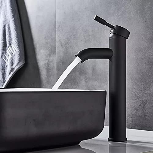 YHSGY Bad Waschbecken Wasserhahn Waschbecken Wasserhahn Bad Wasserhahn Schwarz Farbe Waschtisch Mischbatterie Messing Moderne Badmischer Wasserhähne