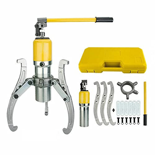 DiLiBee 20T Extractor hidráulico ajustable de cubo de rueda extractor hidráulico integrado de hierro fundido con 3 brazos