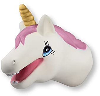 Wild Play Puppen – Einhorn von Deluxebase Kindertier Handpuppe Spielzeug