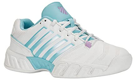 K-Swiss Damen Bigshot Light 4 Sport Shoe, Weiß/Blau, 38 EU