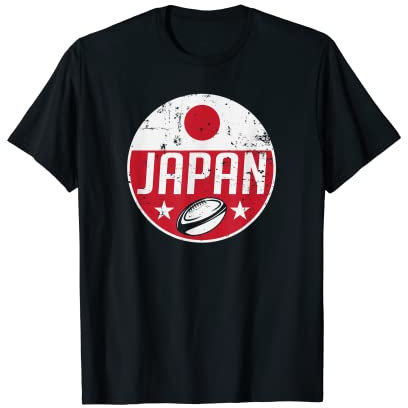 Japan Rugby Flagge Trikot Supporter Nippon Fan Geschenk T-Shirt