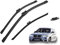 Scheibenwischer 3-teiliges Set Front Heckscheibe Scheibenwischerblätter Bürsten Cutter Zubehör für BMW X3 F25 2010 2011 2012 2013 2014 2015 2016 2017