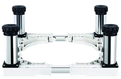 Samnuerly Base de Machine à Laver multifonctionnelle Réfrigérateur Congélateur Étagère Universelle Largeur/Longueur 40-65 cm Support pour Lave-Vaisselle
