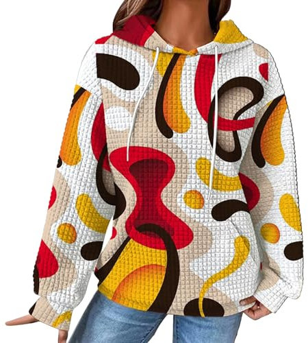 MBBYLIVES Pull de noël Lumineux Sweat-Shirt Femme Gilet Noel Pull Chaud Femme Hiver Pull Plaid personnalisé Sweat Blanc Femme Polaire Stitch Pull Moche de noël Sweat Plaid Femme