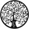 ONNIJUN 30cm Metal Tree of Life Wall Art Decor Faith Love Hope Family Tree of Life Wall Hanging Home Garden Decoration Sculpture Ornaments for Indoor Ourdoor