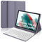 Clavier pour Samsung Galaxy Tab A8 2021(SM-X200/X205/X207), 7 fonctions de rétroéclairage, disposition italienne, étui pour 10,5 pouces, clavier Bluetooth magnétique amovible, violet lavande