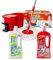 KIT ROTOMOP + DETERGENTE MULTIFUNZIONE 1lt + DETERGENTE MULTIFUNZIONE profumo di Talco 1lt - 5IN1 Pavimenti Brillanti, Cucina, Mobili, Vetri