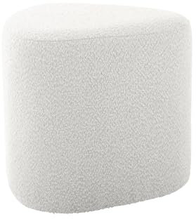 Leitmotiv [DL] Pouf Ada Organic bouclé Off White -