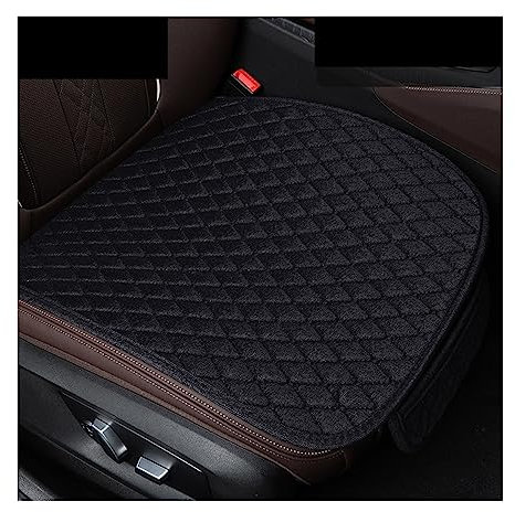 holohol Universelle Autositzbezüge, Sitzkissen, Rutschfester Schutz. Auto Sitzschoner(Schwarz,1xFront Seat Covers)