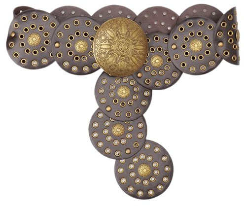 SWEETBIUTI Cowgirl -Gürtel für Frauen Western Gürtel Vintage Boho Cowgirl Belt Pu Leder Chunky Gürtel für Röcke Hosen Kleid Cowgirl Accessoires für Frauen 39.4x3.5
