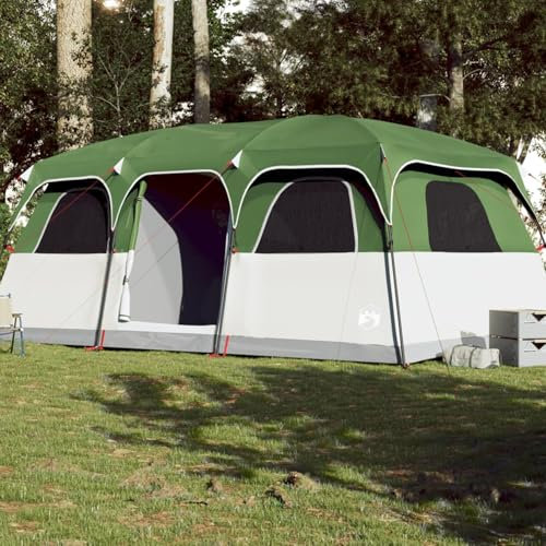 Xichuzi Tienda de campaña Familiar para 9 Personas Impermeable Verde, Camping Tienda - 94539