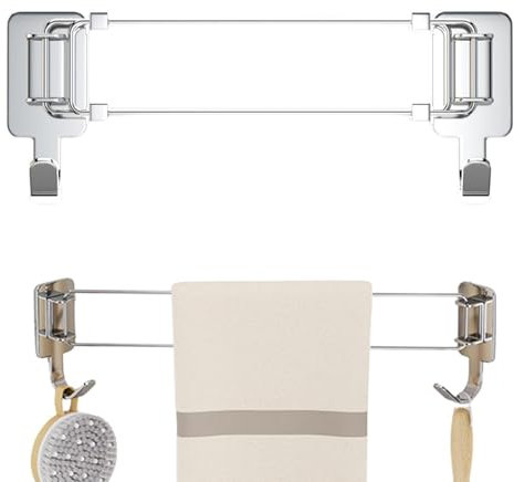 Barre de rangement d'angle de douche pour camping-car, barre d'angle de douche pour camping-car,Accessoires de douche télescopiques pour camping-car en acier inoxydable | Tige de rangement antirouille