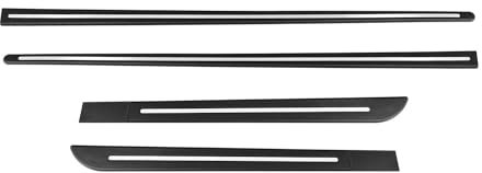 OMAC Garniture Baguette de Porte latérale pour Fiat 600e 2023-2025 Mat Noir Chromé 4X