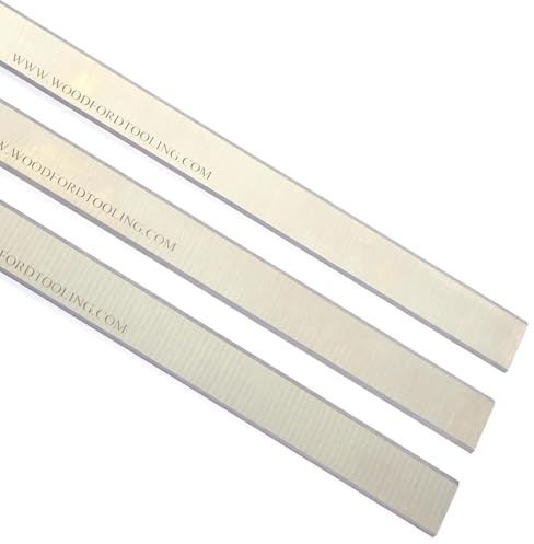 3 planchas para cepillar, 320 x 30 x 3 mm, HSS, de tungsteno, planchas en tiras