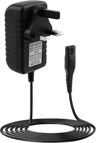 5.5V Charger for Karcher Window Vac Cleaner Compatible with WV1 WV2 WV50 WV60 WV70 WV51 WV55 WV55R WV1 Plus WV2 Plus Replacement Power Supply Adapter with 1.5M Charging Cable Lead