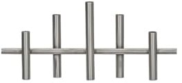 House Doctor - Maxi45 Kerzenständer, H 20 x L 45 cm, antikes Silber