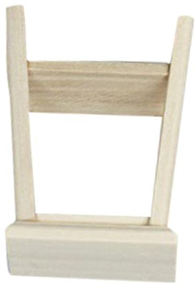 DIKACA Miniature Furniture 1:12 Scale Wooden High Stand Simulation Decor Mini House Accessory