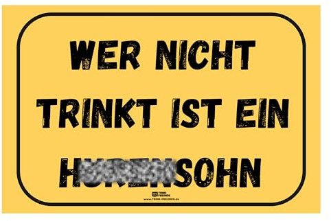TRINKFREUNDE 50x WER NICHT TRINKT malle accessoires malle sticker Mallorca accessoires lustige sticker aufkleber lustig lustige festival party sauf agrar