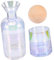 LABRIMP 1 Set Caraffe e Trasparente con Base Bicchiere per Uso Notturno per Cucina Bar e Speciali per Cocktail