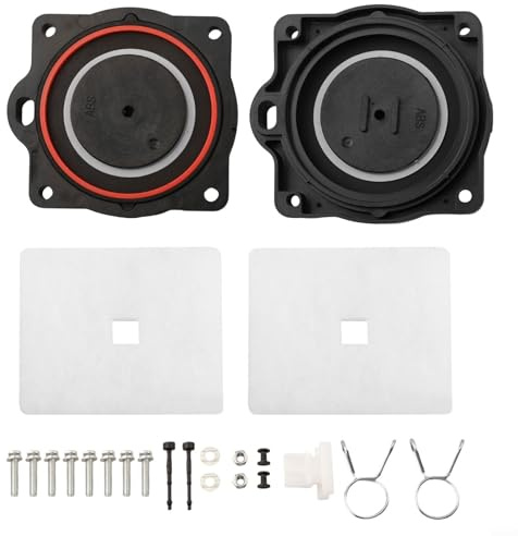 ToolsEvery Air Pump Rebuild Kit, Air Pump Diaphragm Rebuild Kit, With Screw Filter Safety Screw Slip Hooks Hole Clip Switch Air Pump Repair Kit