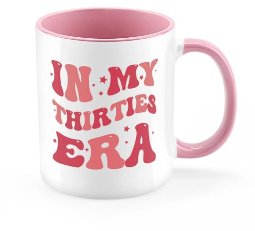 FIDWALL in My Thirties ERA 11oz Mug, Perfect 30th Birthday Gift for Wife, Ideal Present for Mom on Her Special Day (30s)