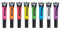 Moon Glow Neon UV Mascara - Choose from 8 colours - Glows brightly under UV Lighting! (Set of 8)